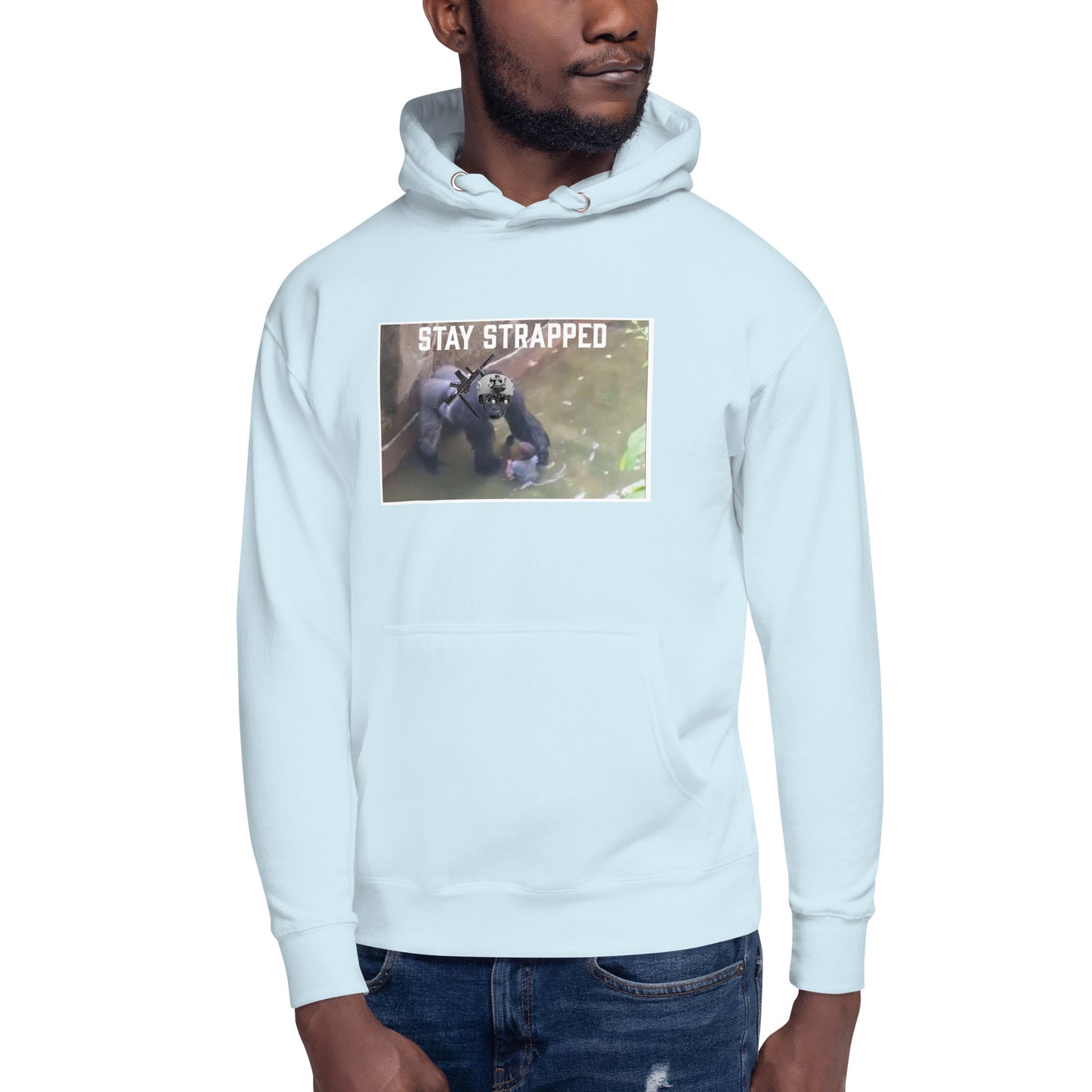Strapped Harambe Hoodie